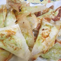 やみつき風味のキャベツ春巻き