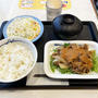 ネギたっぷり牛肉のエスニック炒め定食を食べてみたさ 〜松屋〜
