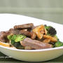昨日はいい肉の日「牛肉と蓮根の黒胡椒炒め」＆「ケンタッキームーミンスープカップ付きパック」