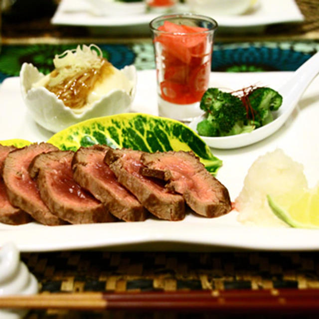 テニスで植物化と硬い肉。