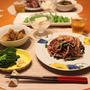 『鰹のたたき』とストウブで『牛すじ煮込み』の献立。