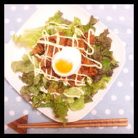 豚の味噌焼きのっけごはん。