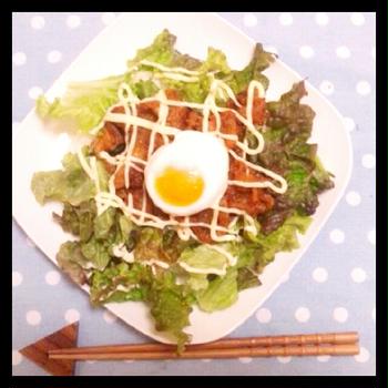 豚の味噌焼きのっけごはん。