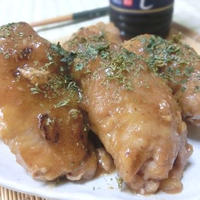 八方だしでカンタン味付け♪　豚の大根巻き生姜照り焼き