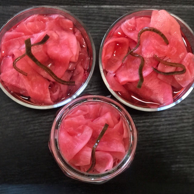 【レシピ】赤かぶの甘酢漬け