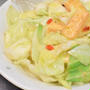 シンプルで美味しく♪厚揚げとキャベツのピリ辛炒め