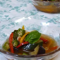 夏野菜たっぷり冷製スープ