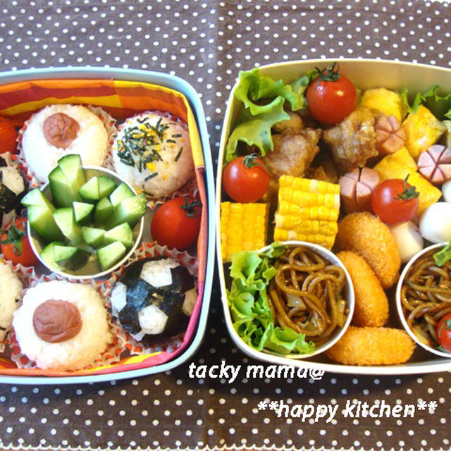 運動会のお弁当＆誕生日