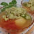 なすのキャビアをたっぷりのせて♪　夏野菜とポーチドエッグのジュレ