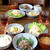 あじのなめろう と 炒り豆腐 と タラモサラダ。