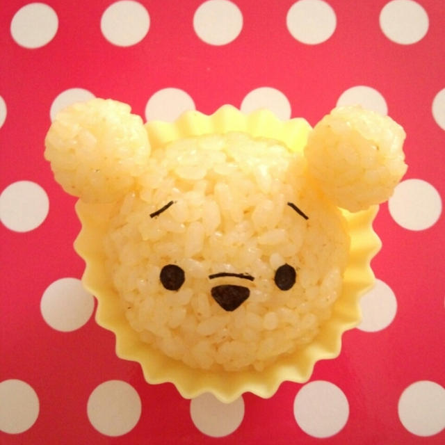 ツムツム♡プーさんおにぎり(._.)φ