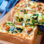 【レシピ】食パンで簡単♬ほうれん草とウインナーのキッシュ♬