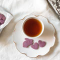 米粉レシピ：オイルで作ってサクサク♪紫芋の型抜きクッキー