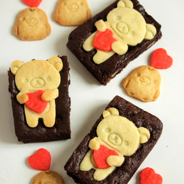 * バレンタイン♡ビスケットブラウニー♪