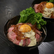 安い牛もも肉で作ろう！！ローストビーフ丼。