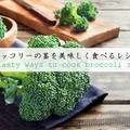 【レシピ】ブロッコリーの茎を美味しく食べるレシピ3選