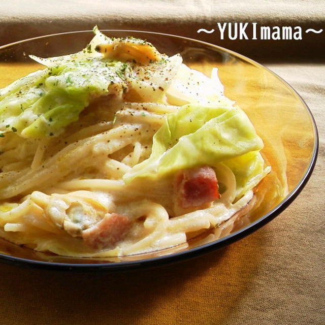 FOODIES Today's resipe～春キャベツとアサリのクリームパスタ～