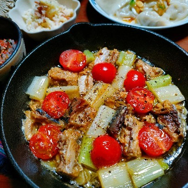 魚を食べよう習慣！鯖缶を使った簡単アヒージョで晩ごはん