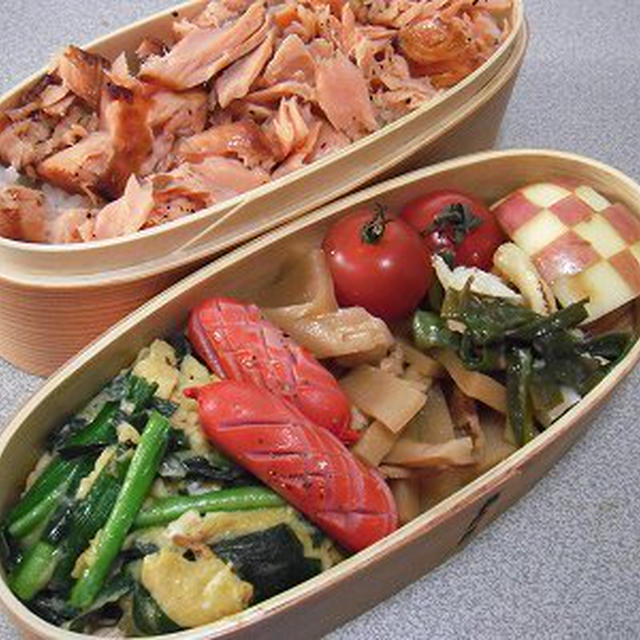 あらほぐし鮭弁当