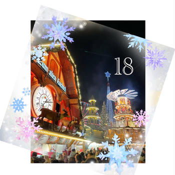 アドベントカレンダーAdventskalender 18日目〜夜のクリスマス市 in Karlsruhe