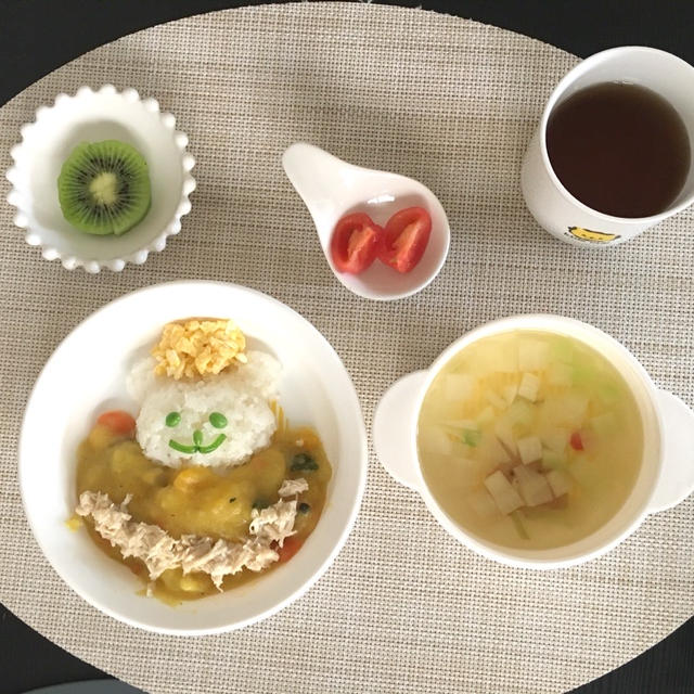 離乳食完了期 幼児食 お子様ランチ カレーライス 取り分け野菜スープ By うさぱんさん レシピブログ 料理ブログのレシピ満載