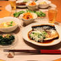 ストウブで『鯖の醤油煮』と『小さいおかず』の献立。