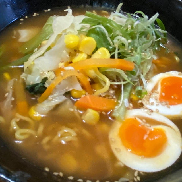 My夜ごはんは、お家ラーメンです