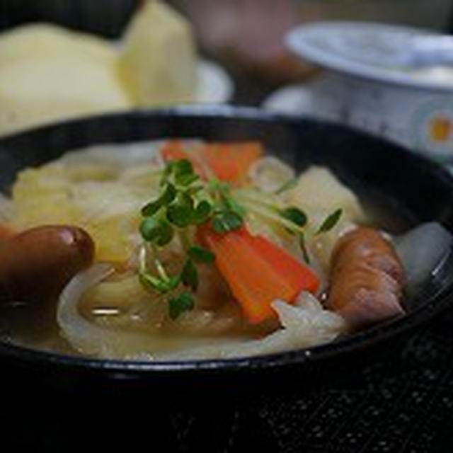 朝ご飯と寒の時期にする味噌作り