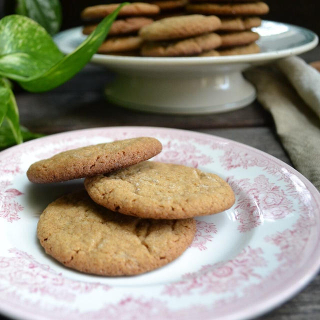 Ginger Snap Cookies ジンジャースナップクッキー