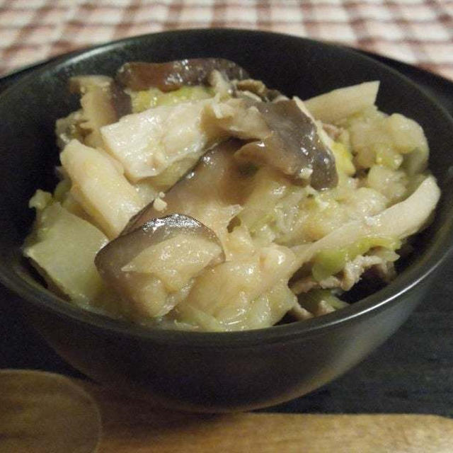 ◆メープルからし酢みそ煮＊「おばあちゃんより」だけのハガキ【2025GW実家帰省日記⑤】