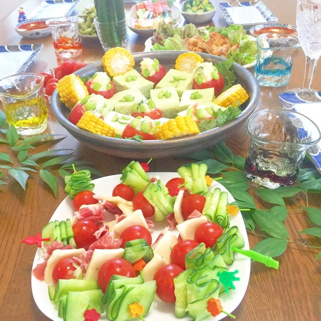 夏のおもてなし枝豆豆腐