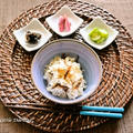 【みょうがの佃煮　混ぜご飯】日本の朝ごはん
