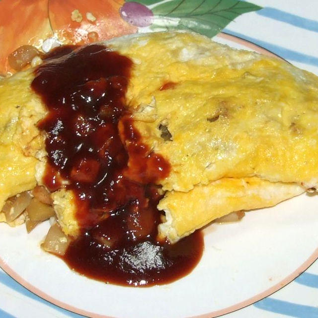 ふわふわオムレツ＆大根と牛肉のキムチ煮