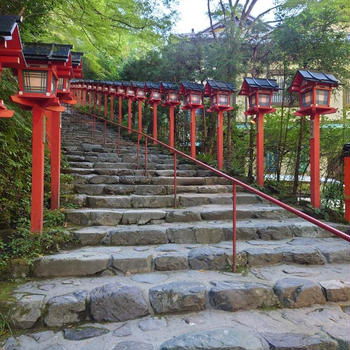 【京都貴船】清らかな水流、青々と木々、澄んだ空気、満喫！