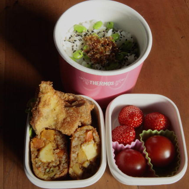 学童のお弁当　その２　by まりあーな　（４/２）