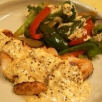 【うちレシピ】鶏むね肉のソテー★かんたんフルーツブランデーソース