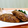 ふんわり～「豆腐イン和風ハンバーグ」＆丼つゆの素で「鶏ミンチ肉と白菜の卵とじ」