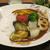 彩野菜カレーの晩ご飯　