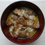 一日一品江戸料理－３８４「鴨肉の卵かけ御飯」