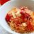 生ハムのトマトソースパスタ