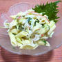 胡麻三昧！かにカマの胡麻風味パスタサラダ
