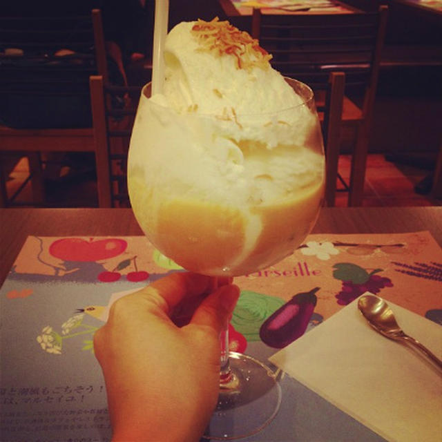 ロクシタンカフェでお茶