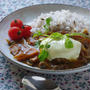 野菜嫌いのお子さんにも！チーズハンバーグカレー煮込み