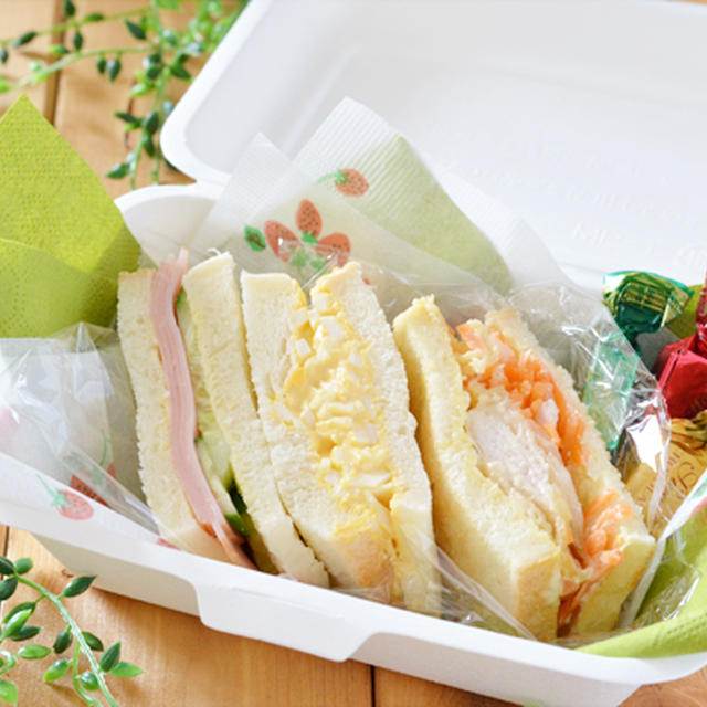 ミックスサンドのお弁当＊＊