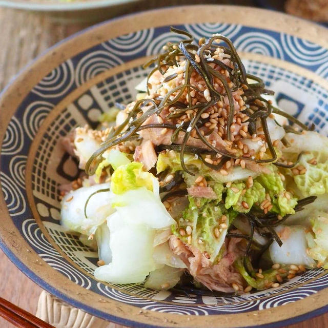 【白菜あったらコレ】シャキッと白菜ナムル