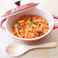 【242kcal】トマトジュースで簡単リゾット