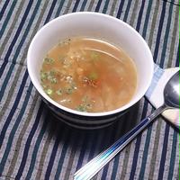 ほんわか優しい豆スープ #むきえんどう #スパイス #ハーブ #GABAN #朝ご飯 #朝食