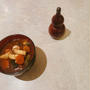 茄子の炊き込みご飯と野菜汁