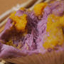 ハロウィンな紫芋パン