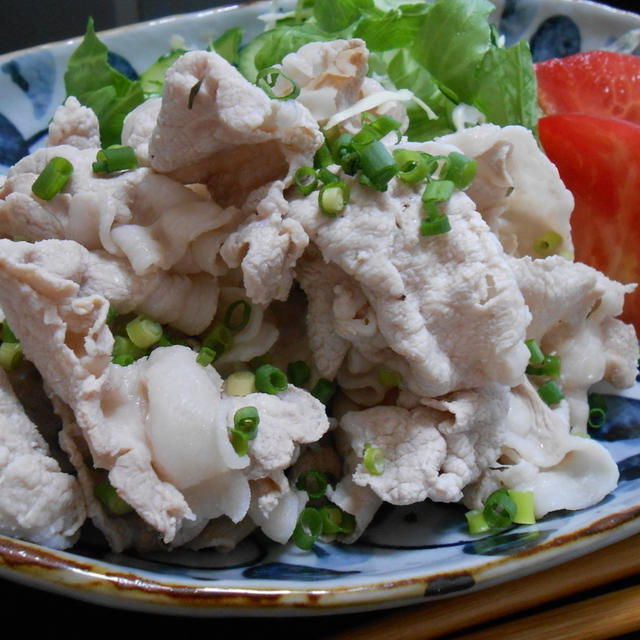 超簡単！冷やしゃぶ　葱からし醤油ダレ